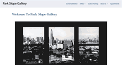 Desktop Screenshot of parkslopegallery.com